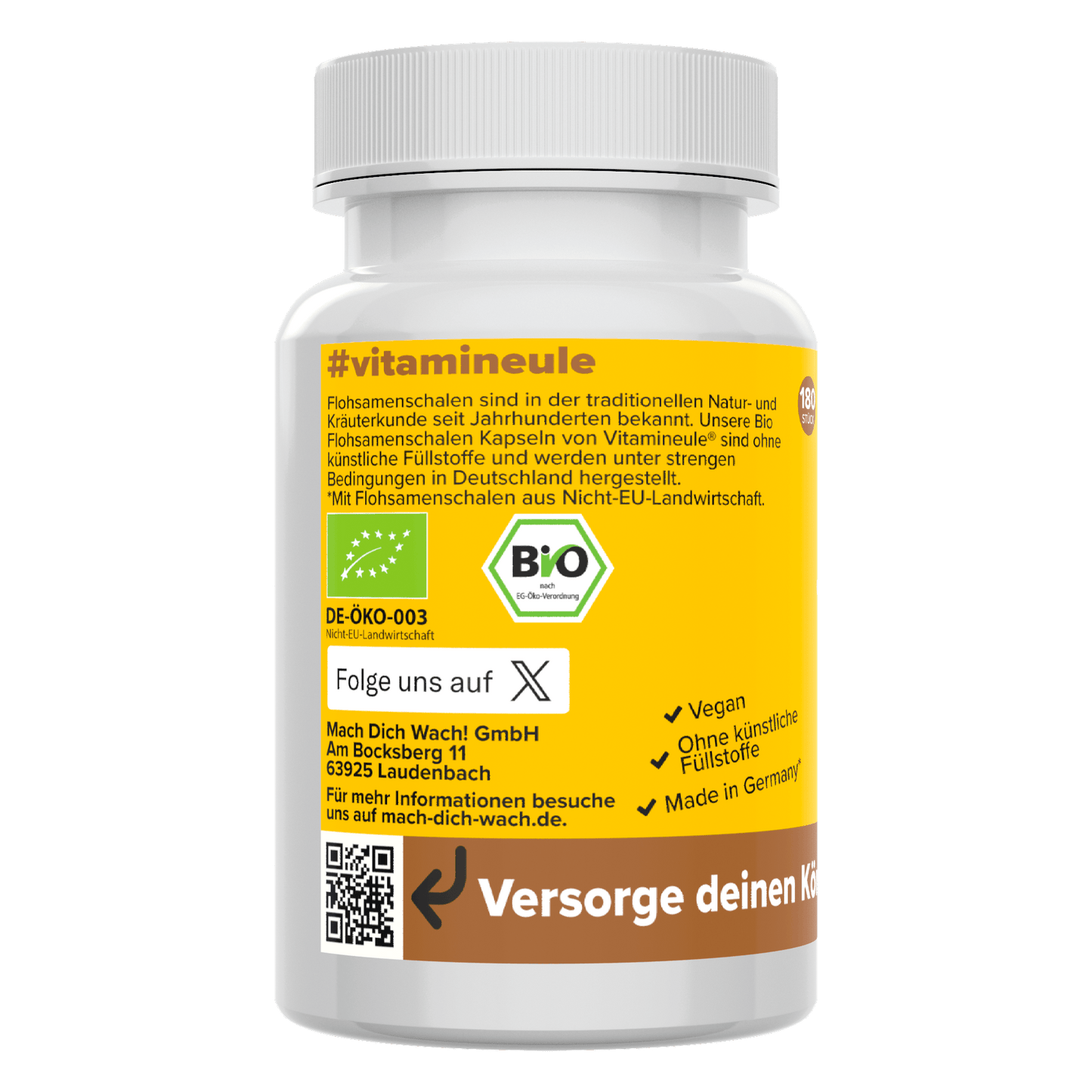 Bio Flohsamenschalen Kapseln
