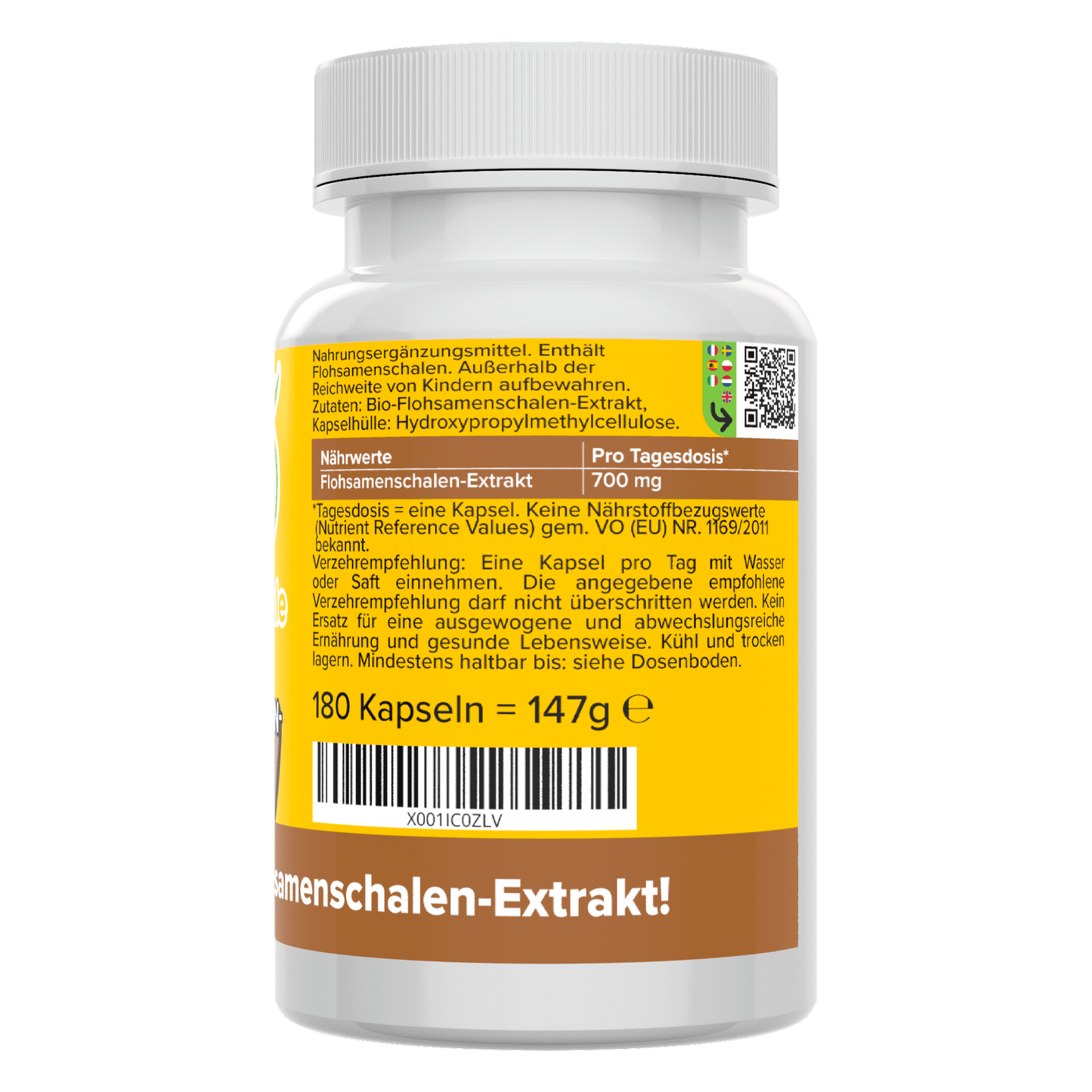 Bio Flohsamenschalen Kapseln