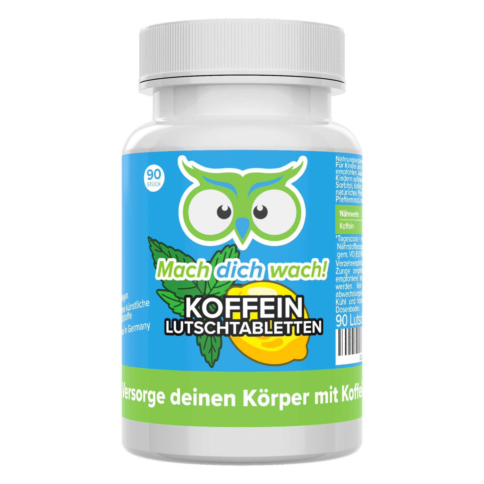 Koffein Lutschtabletten| Koffein Bonbons