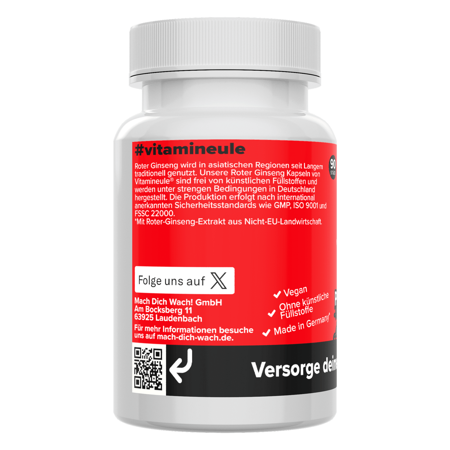 Roter Ginseng Kapseln