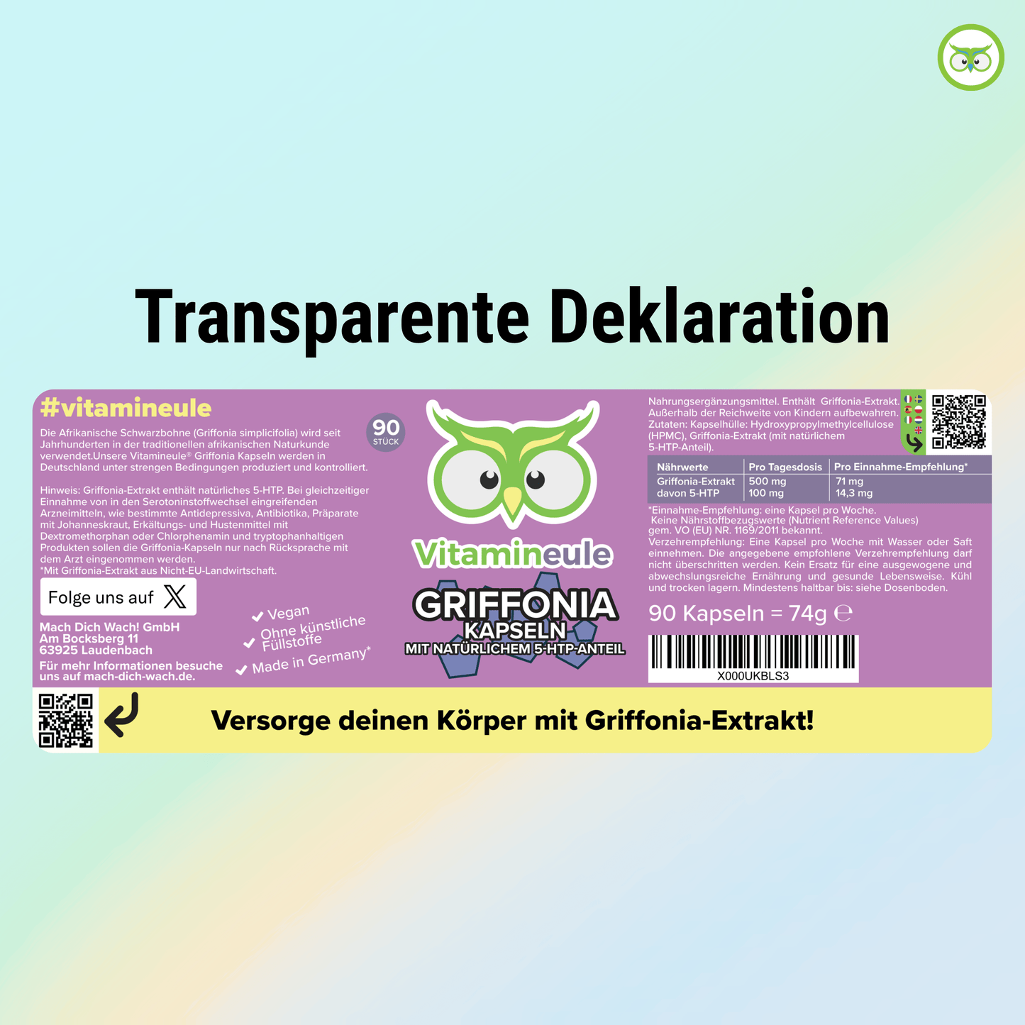 5-HTP Kapseln | 5-Hydroxytryptophan