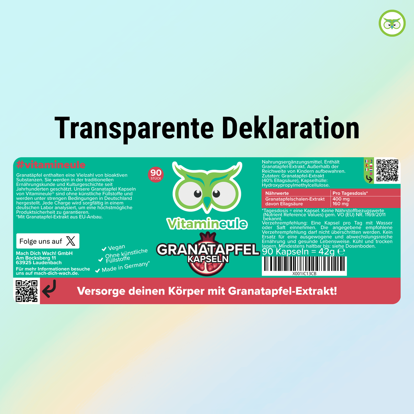 Granatapfel Kapseln