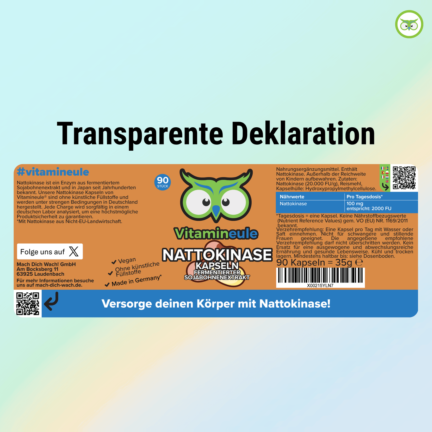 Nattokinase Kapseln