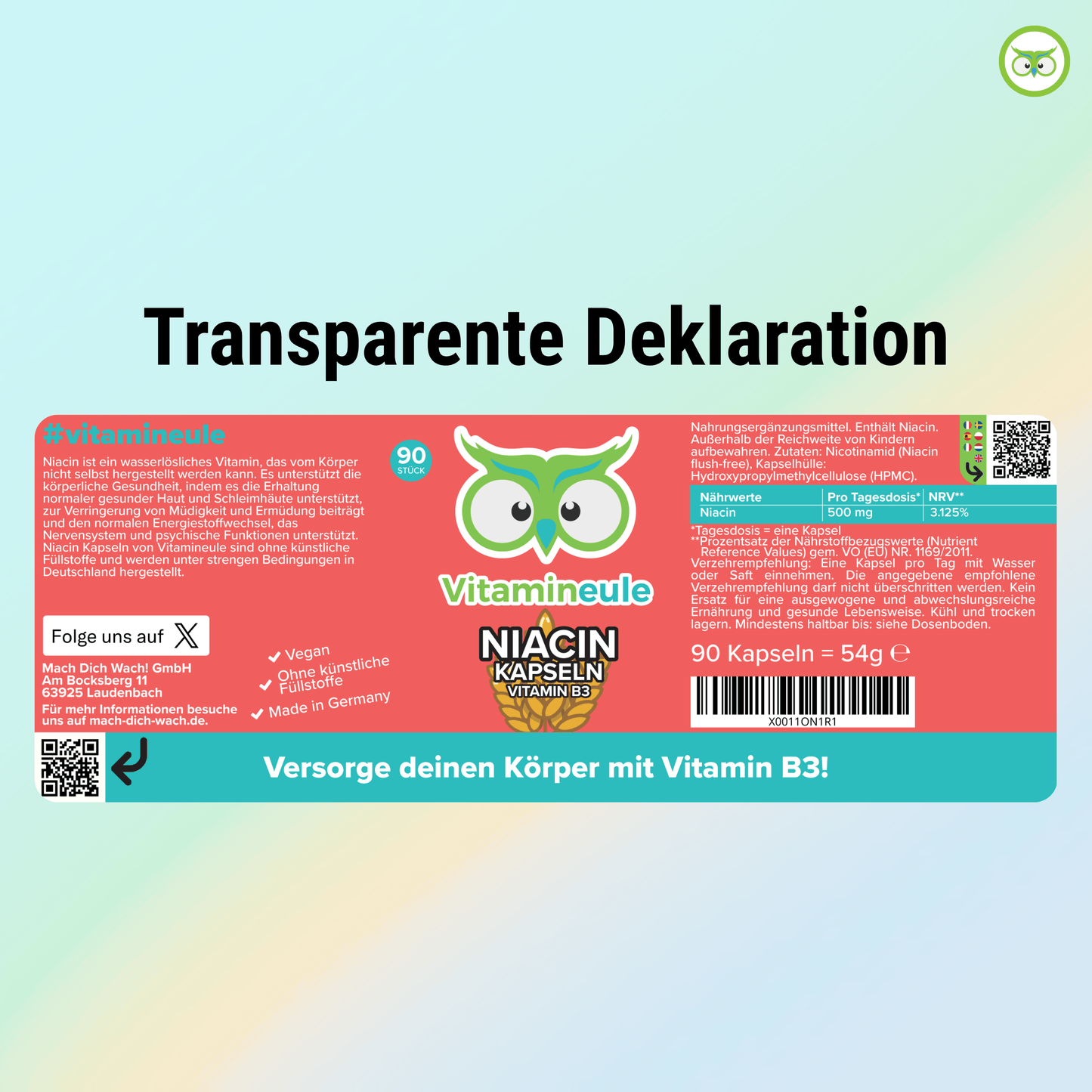 Niacin Kapseln
