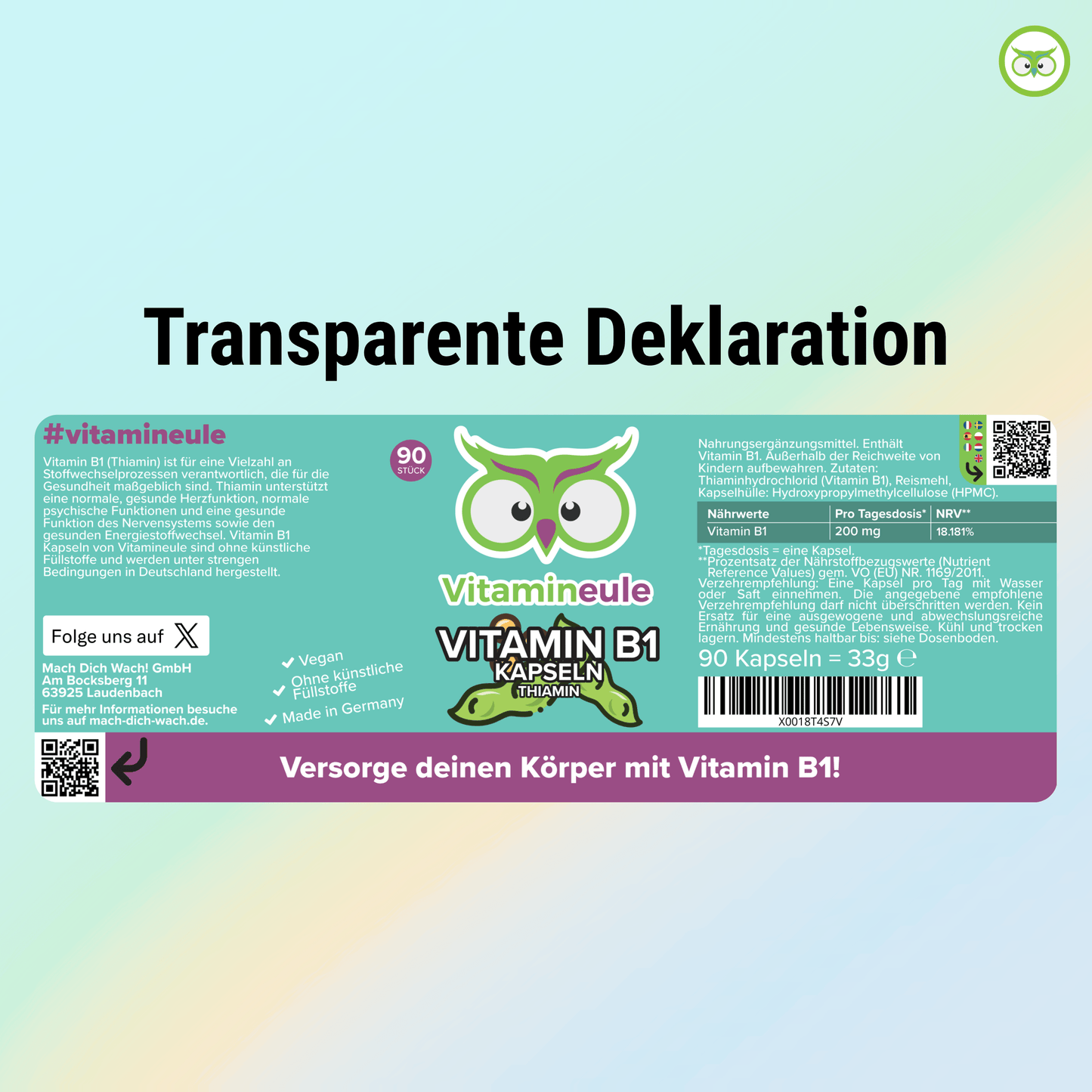 Vitamin B1 Kapseln