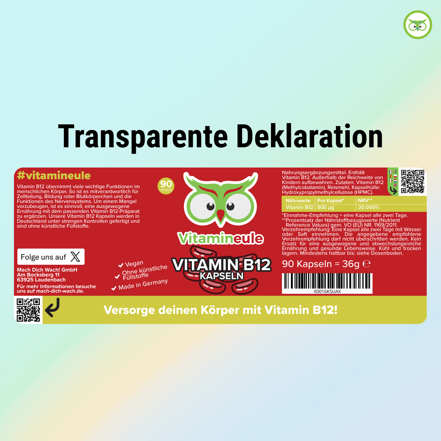 Vitamin B12 Kapseln