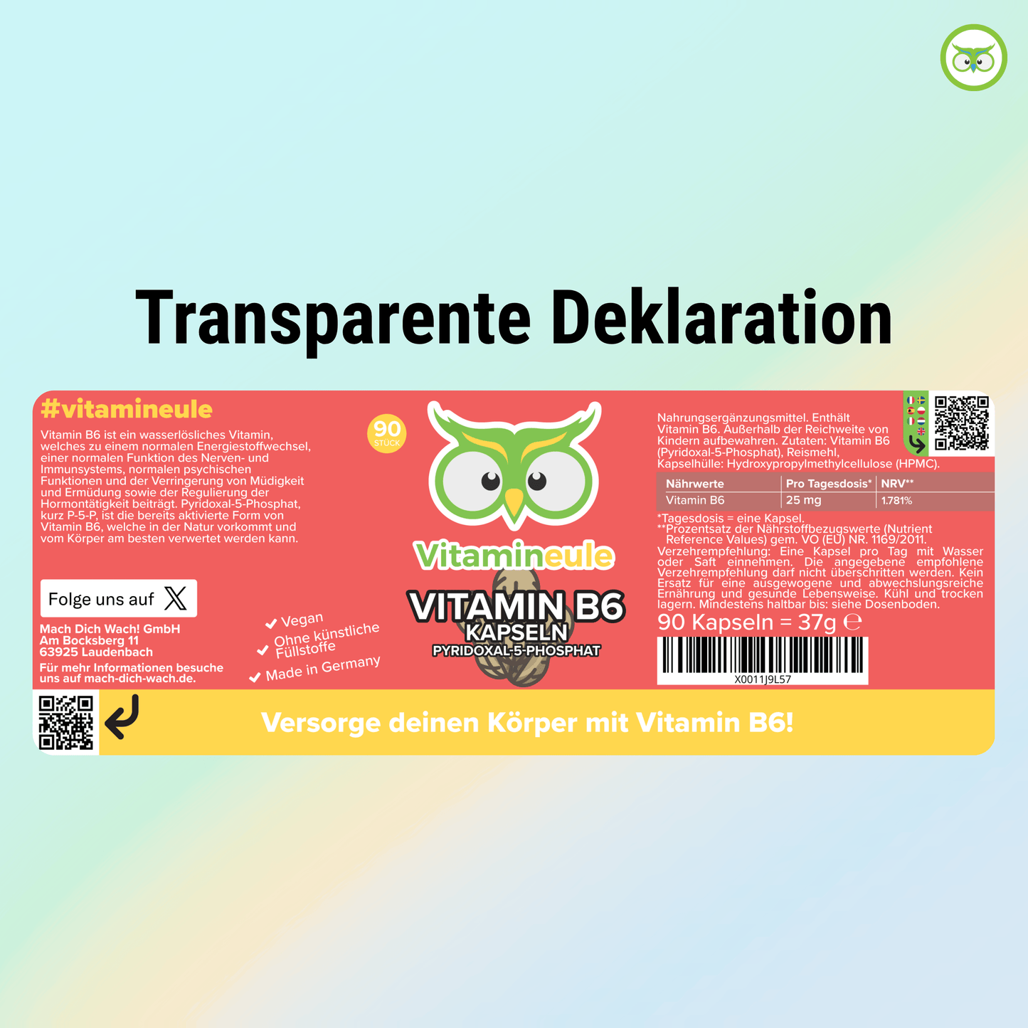 Vitamin B6 Kapseln