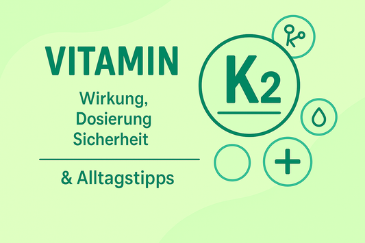 Vitamin K2: Wirkung, Dosierung, Sicherheit & Alltagstipps