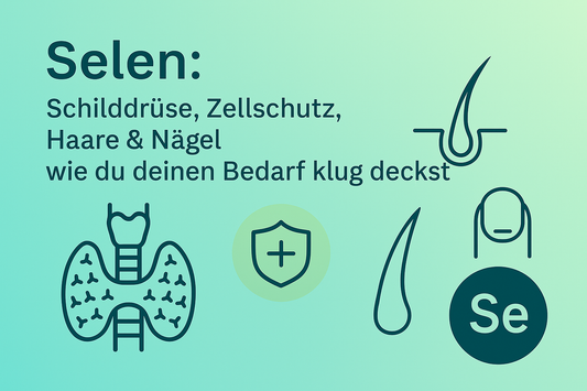 Selen: Schilddrüse, Zellschutz, Haare & Nägel – wie du deinen Bedarf klug deckst