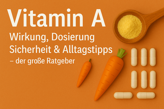 Vitamin A: Wirkung, Dosierung, Sicherheit & Alltagstipps – der große Ratgeber
