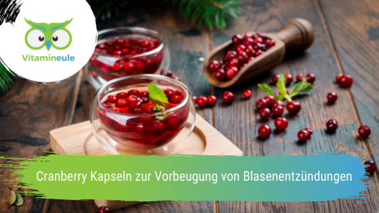 Cranberry Kapseln zur Vorbeugung von Blasenentzündungen