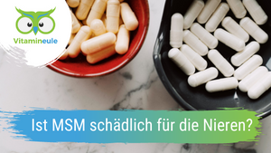 Ist MSM schädlich für die Nieren?