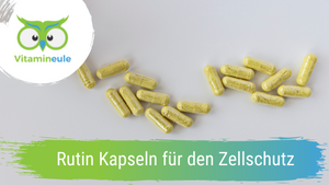 Rutin capsules for cell protection