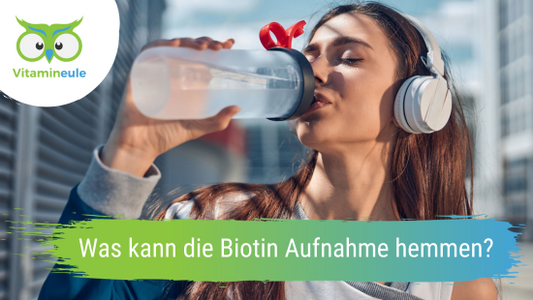 Was kann die Biotin Aufnahme hemmen?