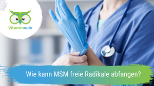 How can MSM scavenge free radicals?