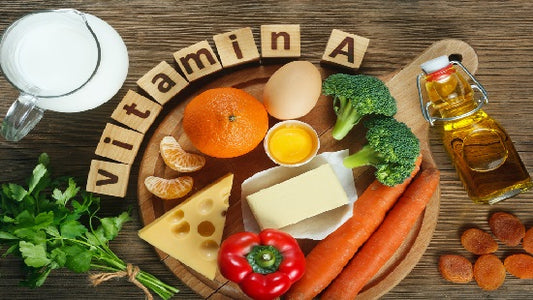 Vitamin A reiche Ernährung