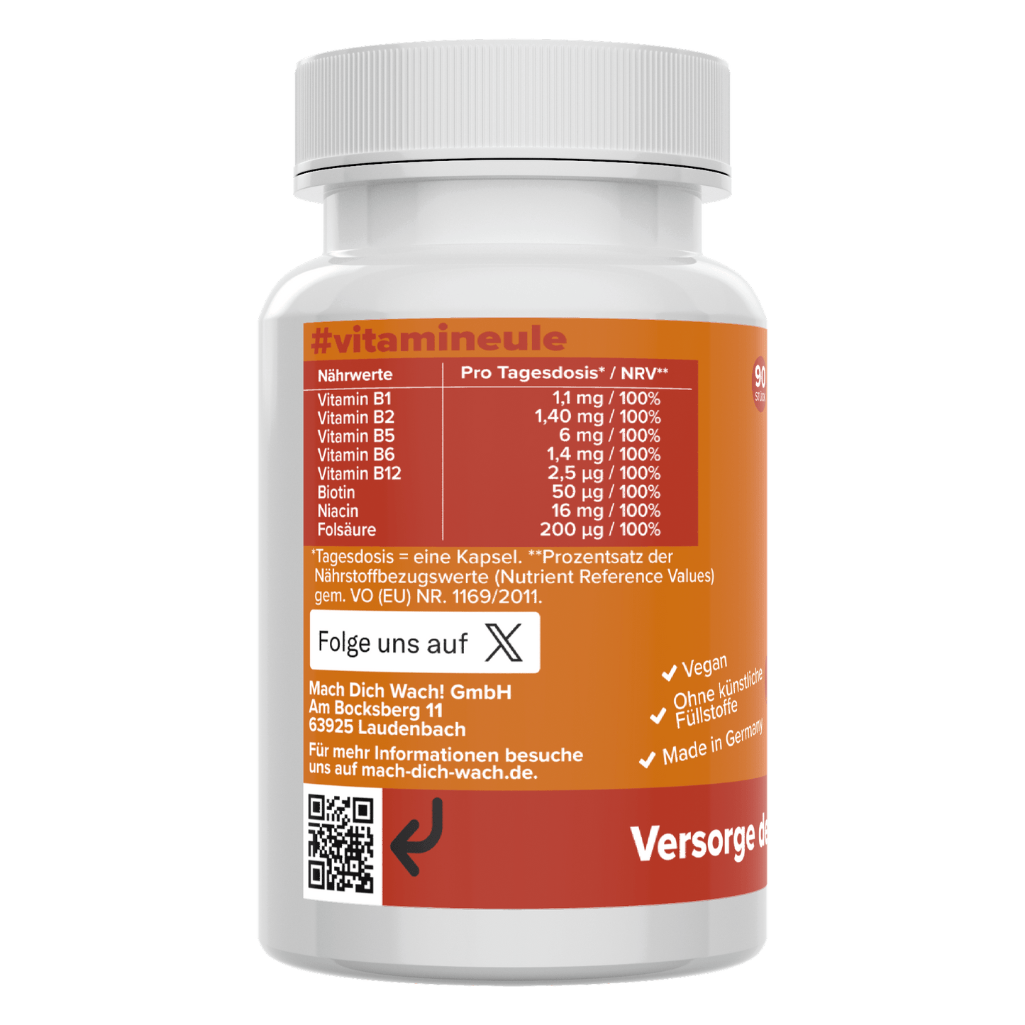 Vitamin B Komplex Kapseln