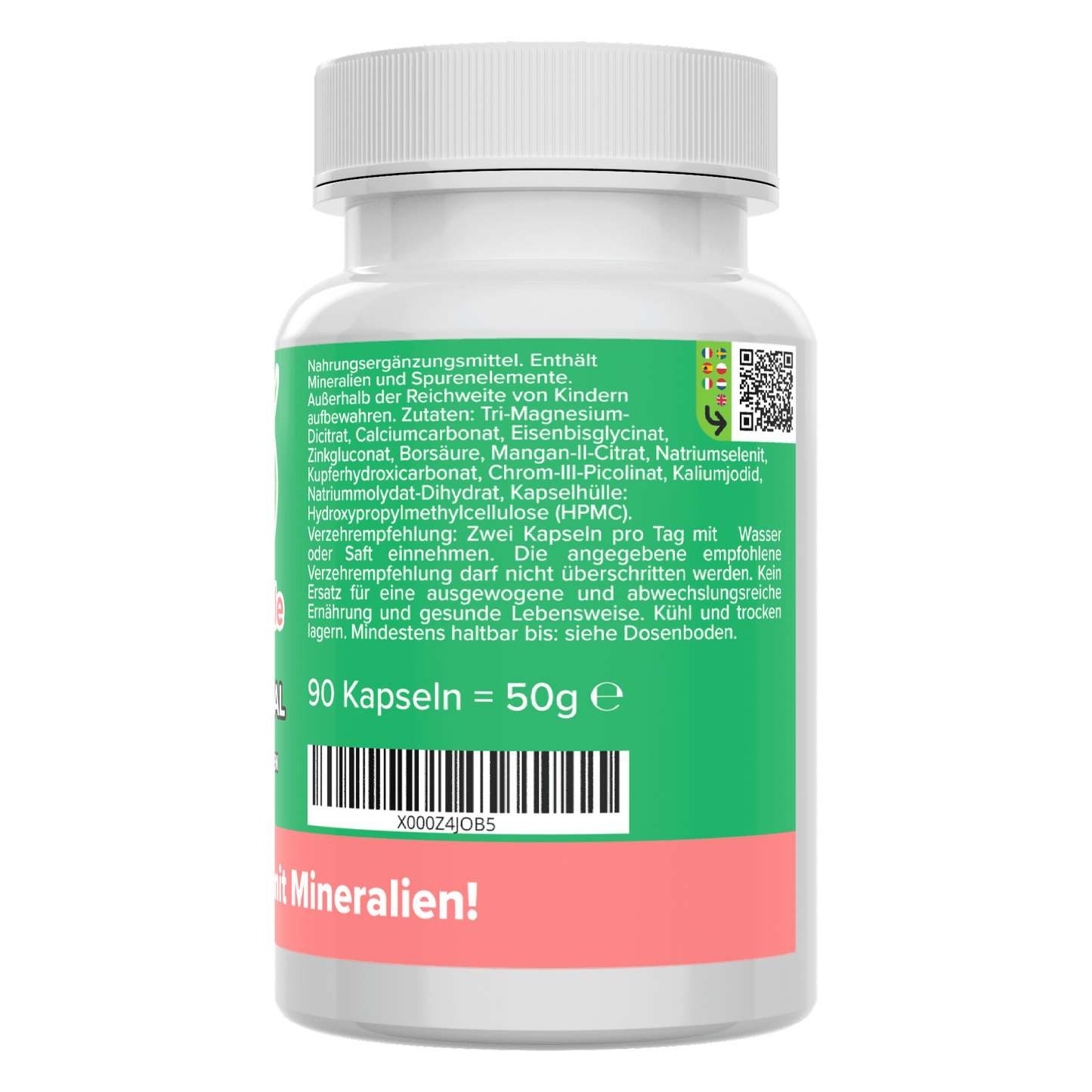 Multimineral Kapseln + Spurenelemente