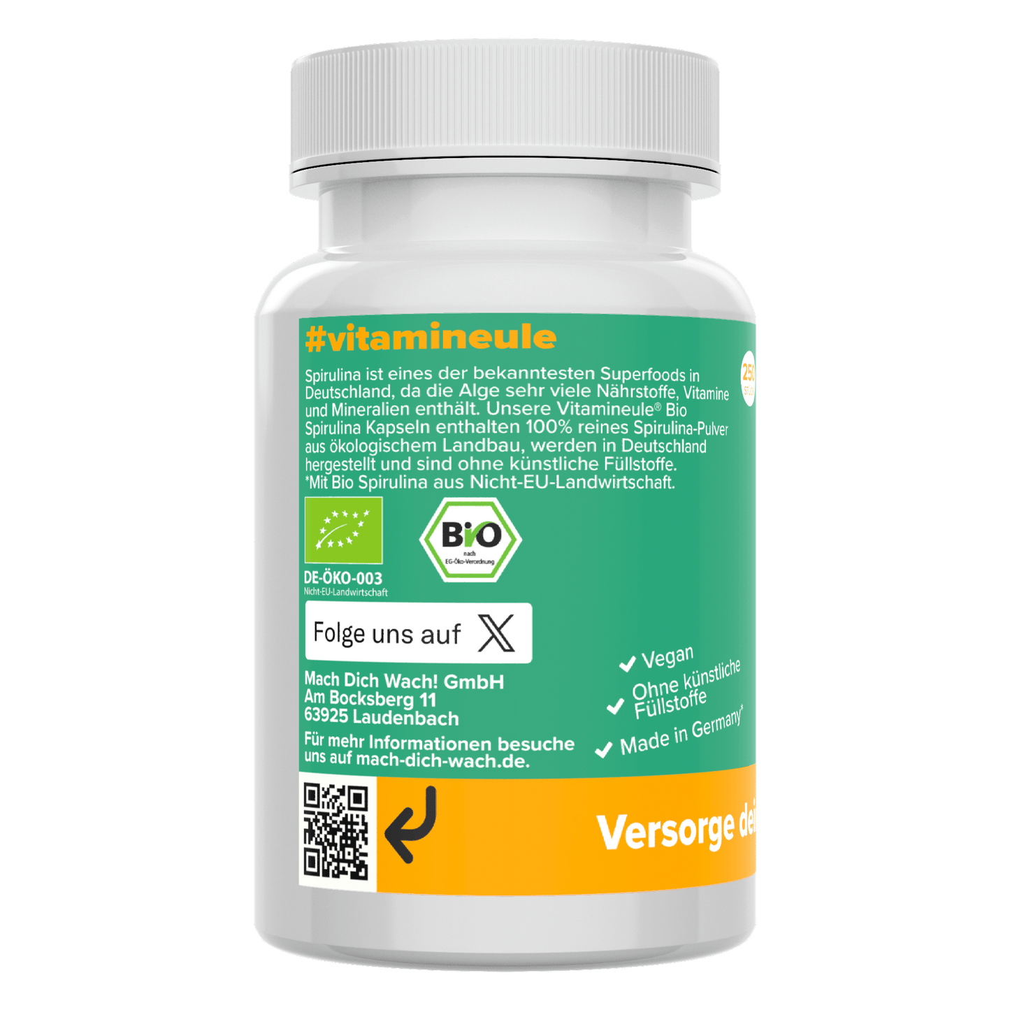 Bio Spirulina Kapseln