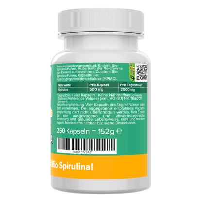 Bio Spirulina Kapseln