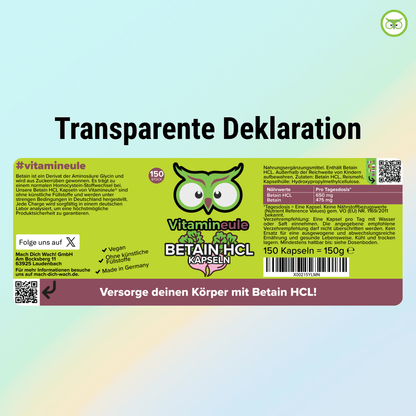 Betain HCL Kapseln