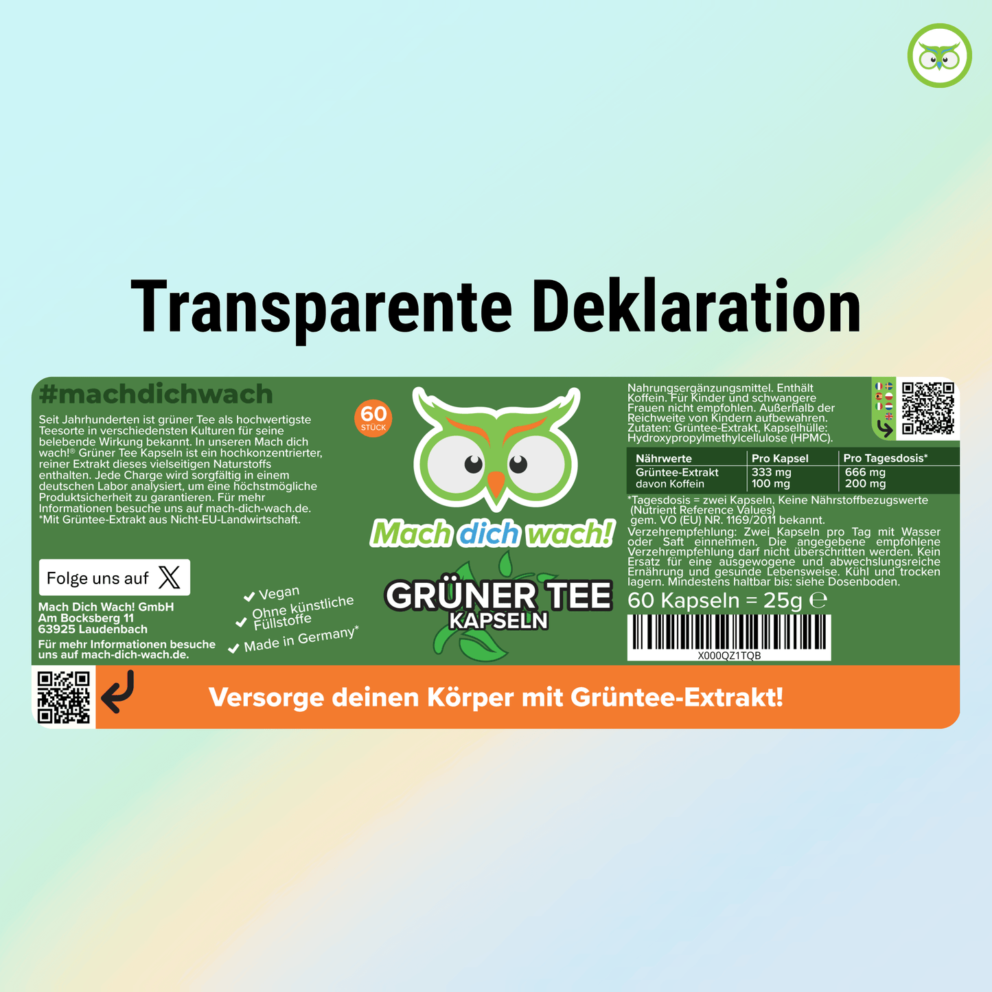 Grüner Tee Kapseln