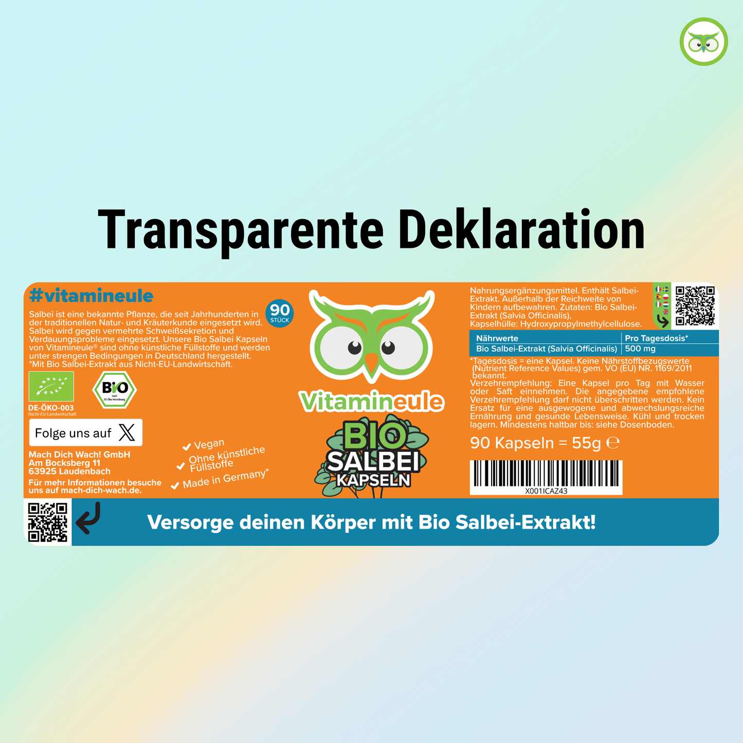 Bio Salbei Kapseln